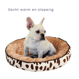 Zacht Hondenbed Rond Fleece