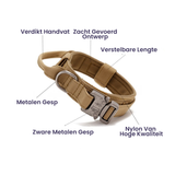 Duurzame Honden Halsband met Stoere Zware Gesp Voor Sterke Honden