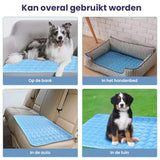 Ruffy Zelfkoelende Hondenmat Met IJszijde Wasbaar en Opvouwbaar Voor Zomerdagen