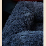 Fluffy Kalmerend Honden Autostoeltje Superzacht Veilig Antislip Gemakkelijk Te Installeren