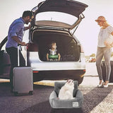 Pluche Honden Autostoelverhoger Comfortabel en Veilig met Machinewasbare Hoes