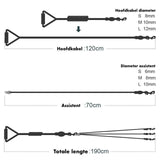 Split Nylon HondenRiem Voor Drie Honden