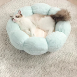 Bloemvormig Kattenkussen Zelfverwarmend Wasbaar en Universeel voor Alle Seizoenen