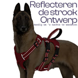 Anti-Ontsnap Hondentuig Met 3 Bevestigingspunten Reflecterend