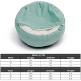 Orthopedisch Donut honden bed Met Kap Deken Om Weg Te Kruipen