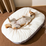 Wasbaar Groot Dik Hondenkussen met anti-slip basis