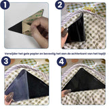 Antislip Vloerkleed Stickers (2 setjes, 8 stuks)
