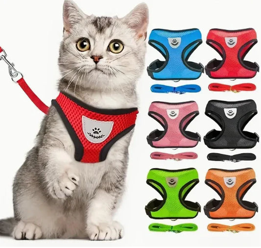 PawFit™ | Het harnas met riem voor honden en katten
