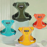 Ademend Klein Hondentuig En Riem set reflecterend