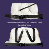 Pluche Honden Autostoelverhoger Comfortabel en Veilig met Machinewasbare Hoes
