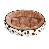 Zacht Hondenbed Rond Fleece