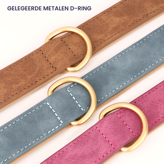 Hondenhalsband Van Duurzaam Zacht Leer