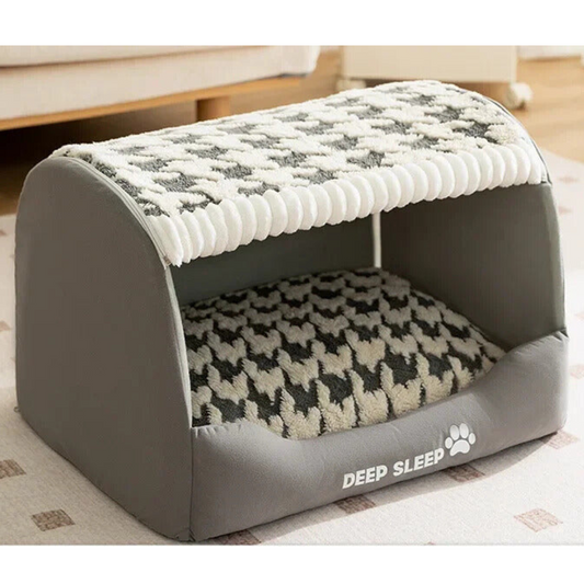 Knus Pluche Hondenhuis