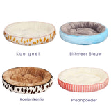 Zacht Hondenbed Rond Fleece