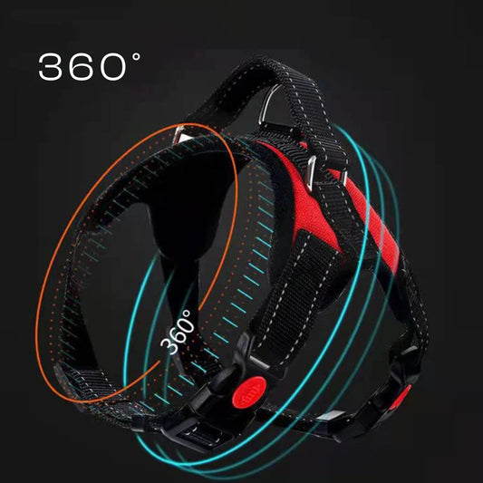 Tucker™ | Reflecterend Anti-Trek Hondenharnas