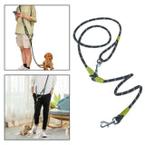 Handsfree Hondenuitlaatriem Nylon Gemakkelijk Wandelen