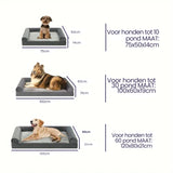 Orthopedisch Hondenbed Met Hoge Randen