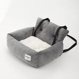 Pluche Honden Autostoelverhoger Comfortabel en Veilig met Machinewasbare Hoes