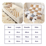 Zachte Geruite Bankbeschermers Voor Honden